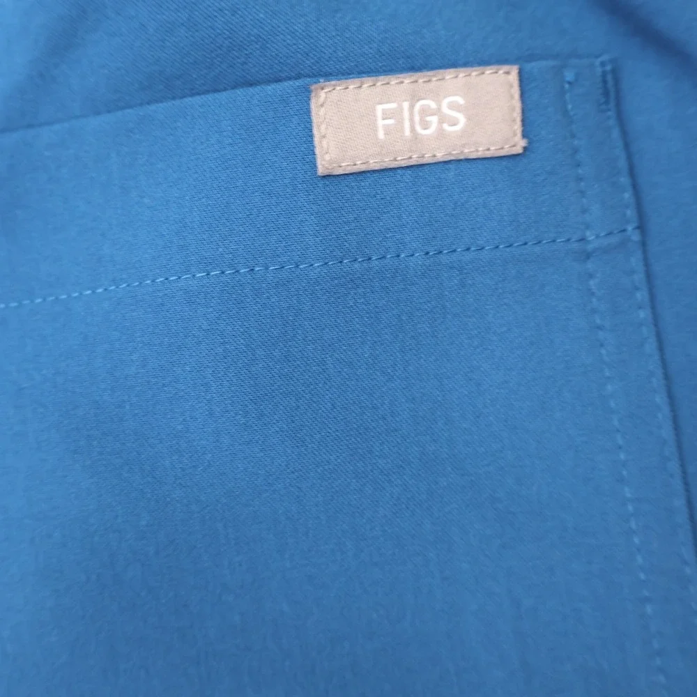 FIGS Scrub Pants Mens XL Blue Excellent Technical Collection TM3001 Straight Leg